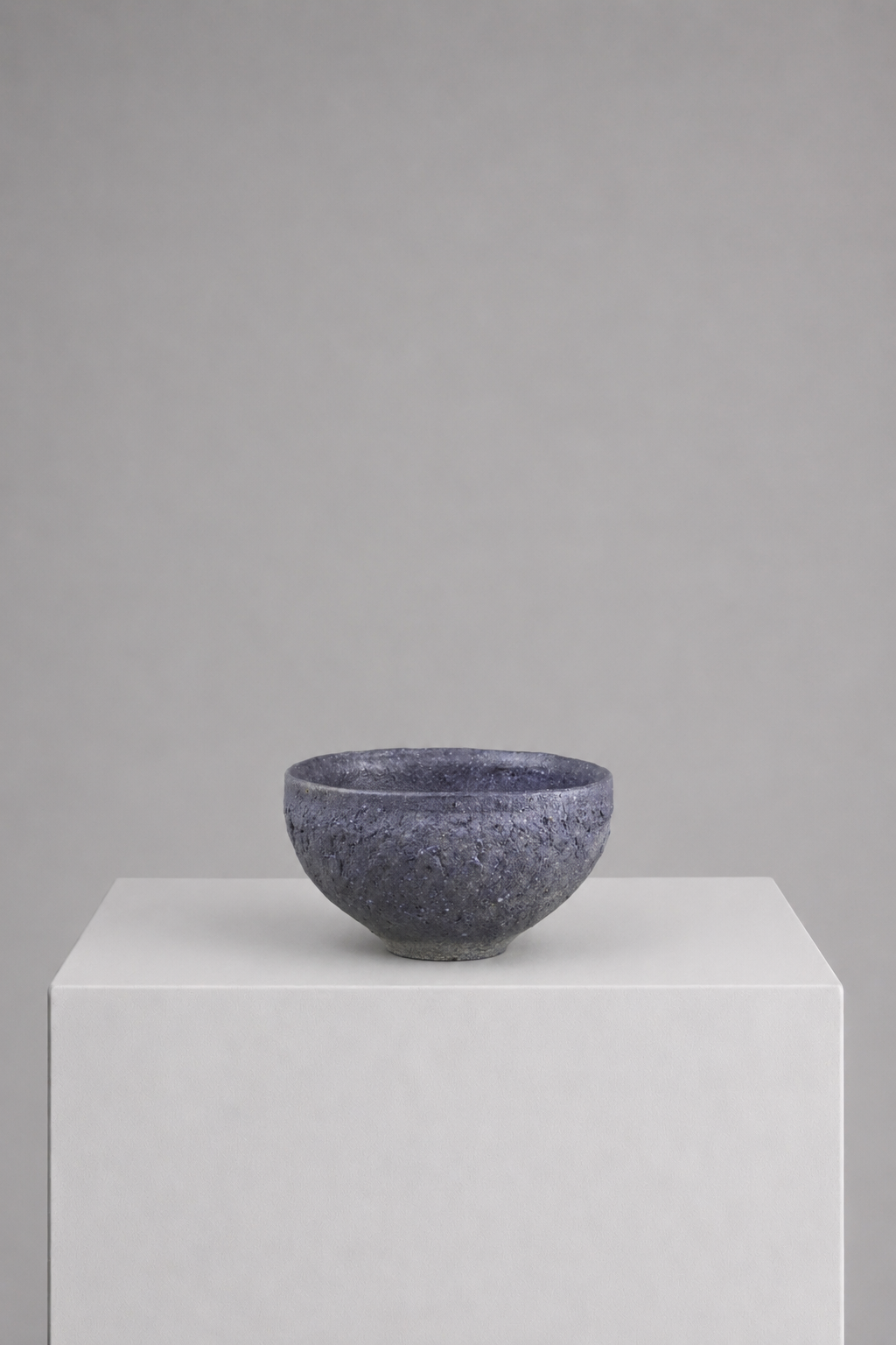 Sekki Chawan by Ken Mihara — front profile, low angle