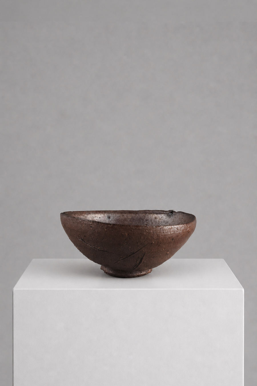Shizenyū Chawan by Koie Ryōji — front view